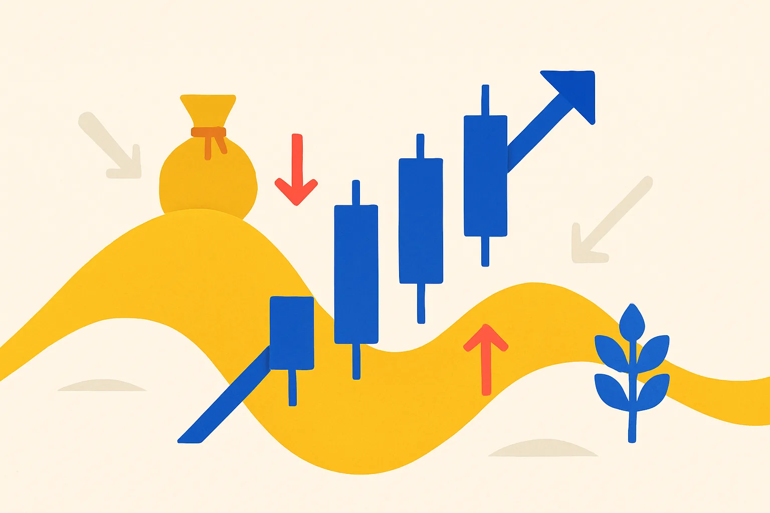 Ilustración editorial para: ¿Por qué cambia el precio del dólar en Colombia?